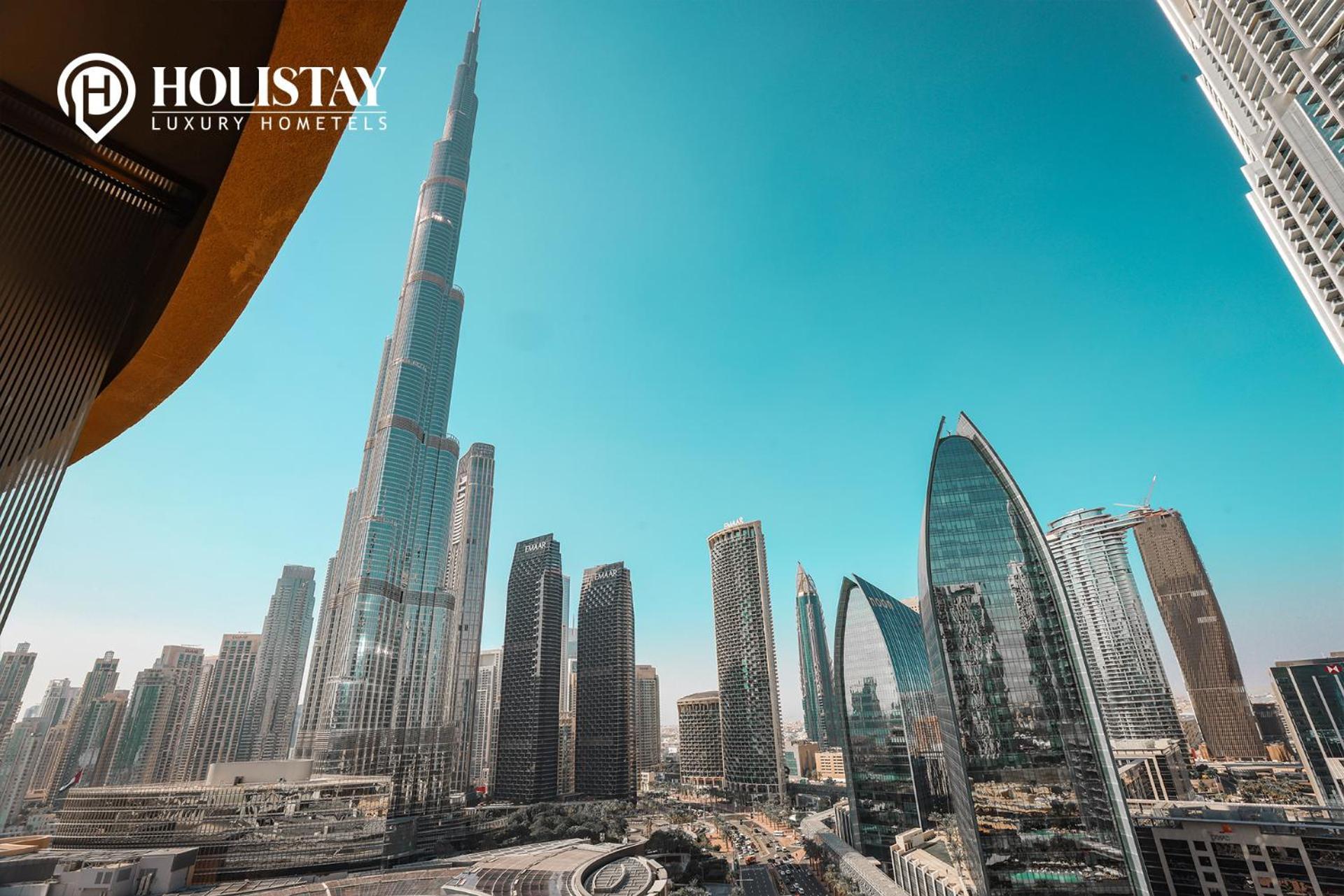 Holistay Luxury Homes - Burj Khalifa View - Direct Access Dubai Mall Kültér fotó