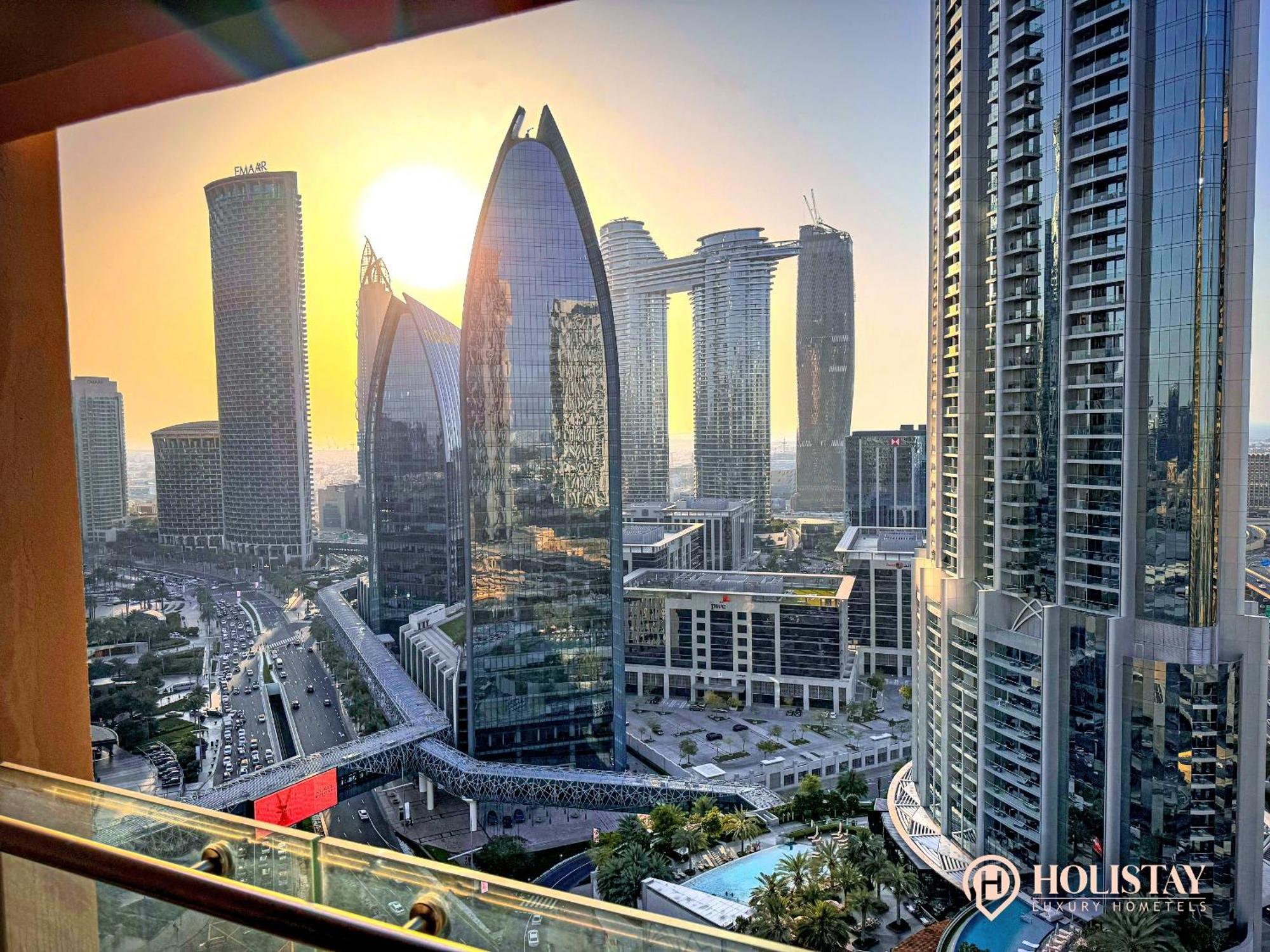 Holistay Luxury Homes - Burj Khalifa View - Direct Access Dubai Mall Kültér fotó