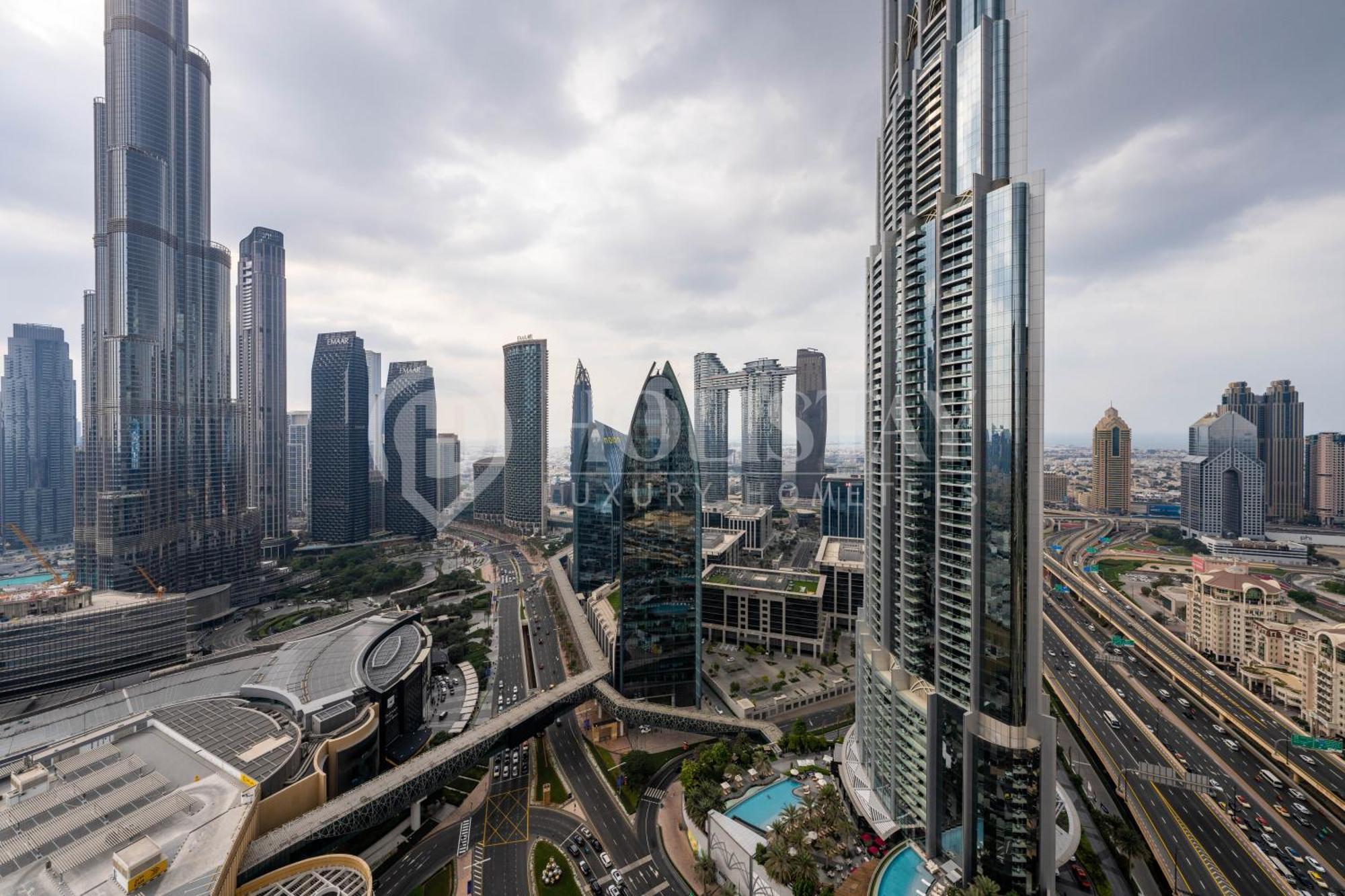 Holistay Luxury Homes - Burj Khalifa View - Direct Access Dubai Mall Kültér fotó